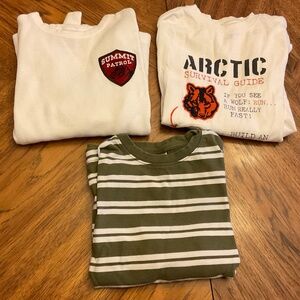 GYMBOREE long sleeve shirts - size 8